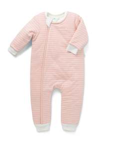 Little Green Co: Little Green & Co Core Jersey Comfort Suit TOG 2.0 - Sorbet Stripe