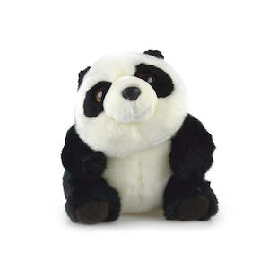 Korimco: Korimco 20cm Panda Lin Lin Kids Animal Soft Plush Stuffed Toy Black 3y+