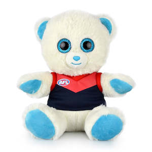 Korimco: Korimco 22cm AFL Sparkle Melbourne Plush Teddy Bear Toy