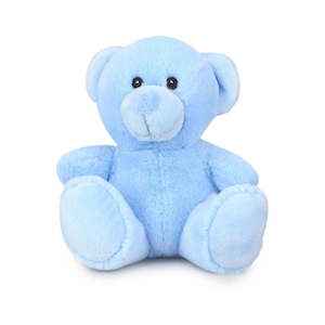 My Buddy Bear 14cm Buddy Rattle Blue Soft Toy 3y+