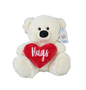 My Buddy Bear 23cm Buddy Valentines HUGS Soft Toy 3y+