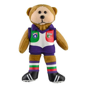 Korimco 21cm AFL Heritage Soft Bear Toy Fremantle