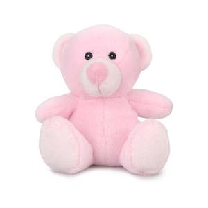 Bfcm: My Buddy Bear 14cm Buddy Rattle Pink Soft Toy 3y+