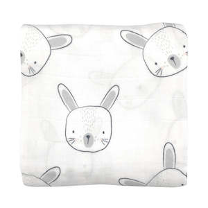 Mister Fly Muslin Wrap - Bunny Yardage