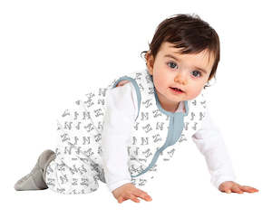 Baby Studio Warmies Sleeveless Cotton Sleeping Bag With Legs 2.5 TOG - Charcoal/&hellip;