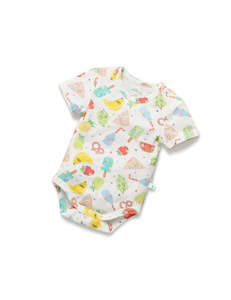 Little Green & Co Jersey Short Sleeve Bodysuit - Summer Yums