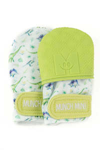 Malarkey Kids Munch Minis Teething & Anti-scratch Mitts - Dinos