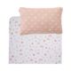 Living Textiles Organic Port-a-Cot Fitted Sheet & Pillowcase Set - Bohemian Bliss