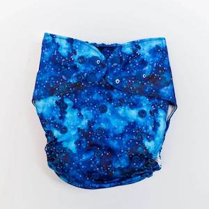 Monarch Classic Reusable Cloth Nappy 2.0 With Snaps - Snowstorm