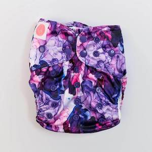 Monarch Classic Reusable Cloth Nappy 2.0 With Snaps - Ultraviolet