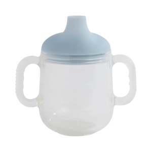Playground: Playground Silicone Sippy Cup - Dusty Blue
