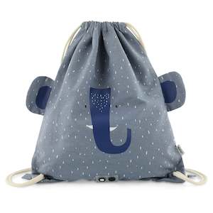 Trixie Drawstring Library/Swim Bag - Mrs. Elephant