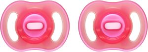 Tommee Tippee Ultra-Light Stayput Night GLow Silicone Soother 2 Pack 18-36 Month&hellip;
