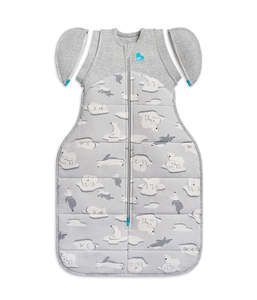 Love To Dream Swaddle Up™ Transition Bag Quilted Cotton 3.5 TOG - Grey South Pole
