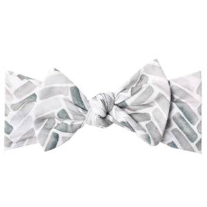 Copper Pearl Knit Headband - Alta Grey Herringbone