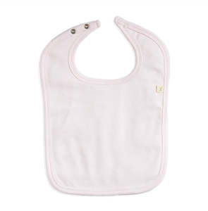 Tiny Twig: Tiny Twig Bib - Pink Stripes