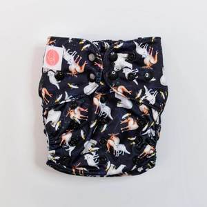 Monarch Classic Swim Nappy With Snaps - Disco Bears