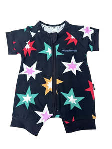Bonds Zip Romper -  Bonds Fairy Lights Black