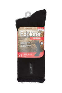 Explorer Original Wool 2 Pack - Navy