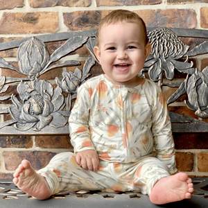 Monarch Long Sleeve Bamboo Zip Bootysuit V3 - New Beginnings