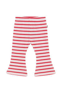 Bfcm: Bonds Rib Flare Pant - Strong Blush/Flamenco Stripe