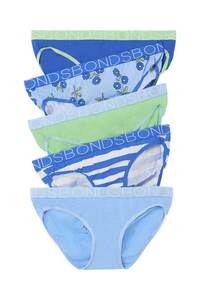 Bonds Girls Bikini 5 Pack - Garden Boquet