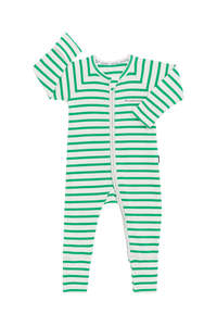 Zippy Flash Sale: Bonds Wide Needle Rib Zippy - Frog/Marscapone Stripe LIMIT OF 6 PER CUSTOMER ACROSS ALL SIZES