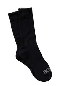 Bonds Mens Cotton Work Sock 2 Pack - Black