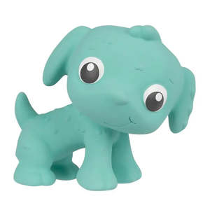 Teethers: Playgro Eco Play Natural Rubber Pooky Puppy Turquoise