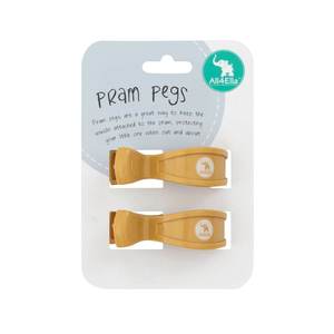 Pram Pegs: All 4 Ella Pram Pegs 2 Pack - Mustard