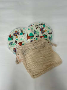 Monarch Non-Slip Organic Bamboo Breast Pads - Pooh & Friends