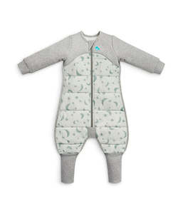Love To Dream Quilted Cotton Long Sleeve Sleep Suit 2.5 TOG - Green Moonlight