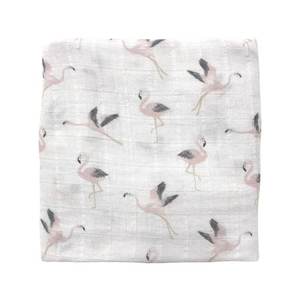 Mister Fly: Mister Fly Muslin Wrap - Flamingo