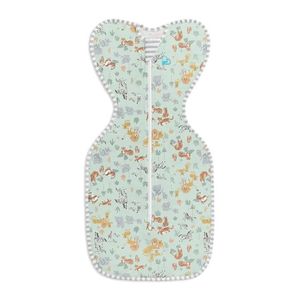 Love To Dream Swaddle Up 1.0 TOG Designer Collection Original Cotton - Green Safari