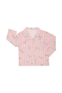 Bonds Flannelette Long Sleeve Top - Be Hoppy Sleep