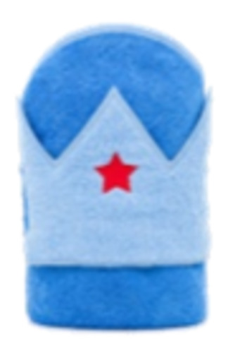 Playgro: Playgro Crown Hooded Towel - Dark Blue