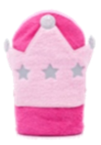 Playgro Crown Hooded Towel - Hot Pink