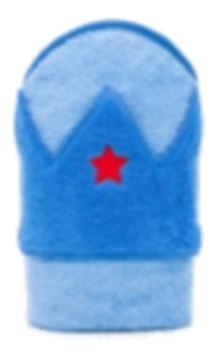 Playgro Crown Hooded Towel - Light Blue