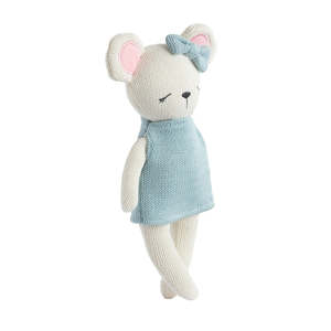 Living Textiles Knitted Animal Toy - Molly the Mouse