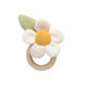Living Textiles Daisy Teething Ring Rattle