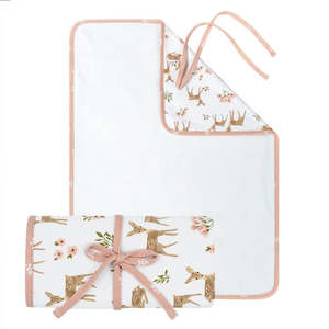 Living Textiles Travel Change Mat - Sophia Garden