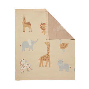 Living Textiles Jacquard Blanket - Wild Safari