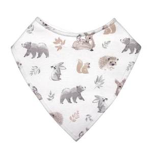 Mister Fly: Mister Fly Dribble Bib - Whimsical Forest
