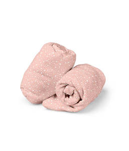 Love To Dream Fitted Cot/Crib Sheet Twin Pack - Pink