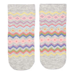 Toshi Organic Socks Ankle Jacquard - Butternut