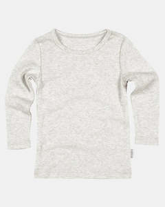 Toshi Dreamtime Organic Tee Long Sleeve - Pebble