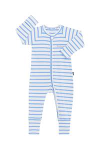 Bonds Essentials: Bonds Wide Needle Rib Zippy - Sail Away/Marscapone Stripe