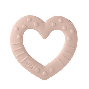 BIBS Baby Bitie Heart - Blush