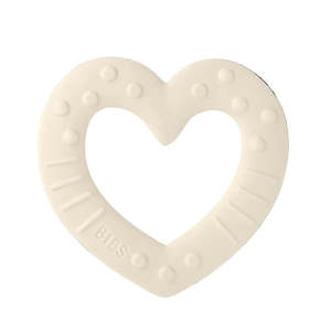 BIBS Baby Bitie Heart - Ivory