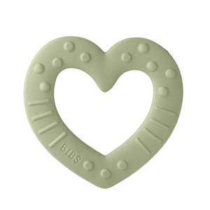 Teethers: BIBS Baby Bitie Heart - Sage